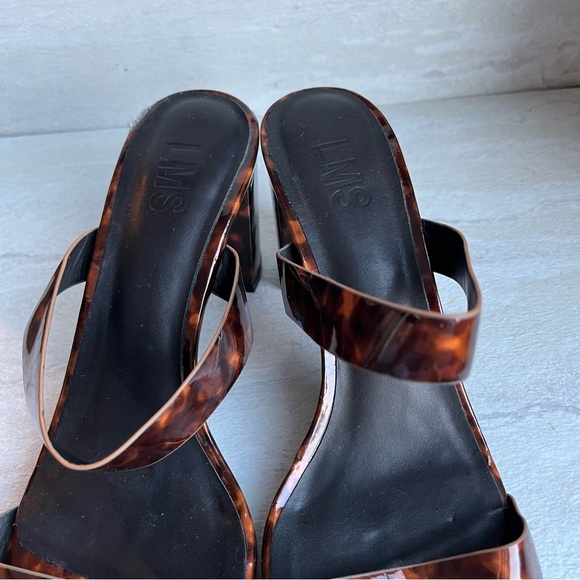LMS the Brand The Rachel Block heel Tortoise Sandals Size 39 - Picture 5 of 12